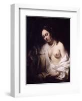 Bathsheba with King David's Letter, 1654-Willem Drost-Framed Giclee Print