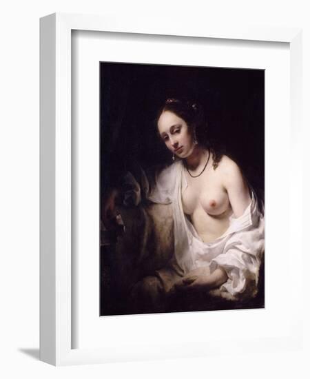 Bathsheba with King David's Letter, 1654-Willem Drost-Framed Giclee Print