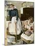 Bathtime in the Nursery, an Illustration from an Ivory Soap Ad, 1903-null-Mounted Giclee Print