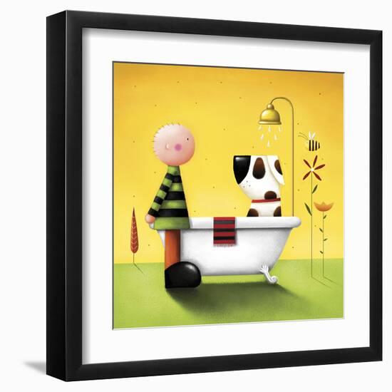 Bathtime-Jo Parry-Framed Giclee Print