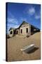 Bathtub and Abandoned House, Kolmanskop Ghost Town, Namibia-David Wall-Stretched Canvas