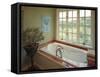 Bathtub with a View-null-Framed Stretched Canvas