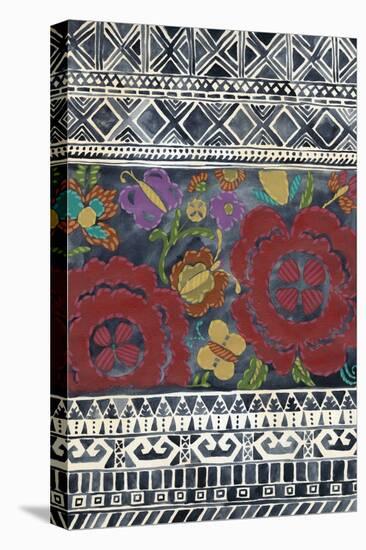 Batik Embroidery II-Chariklia Zarris-Stretched Canvas
