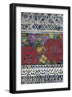 Batik Embroidery II-Chariklia Zarris-Framed Art Print