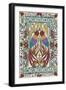 Batik Embroidery IV-Chariklia Zarris-Framed Art Print