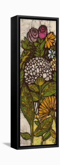 Batik Flower Panel I-Andrea Davis-Framed Stretched Canvas