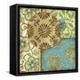 Batik Medallion II-Chariklia Zarris-Framed Stretched Canvas