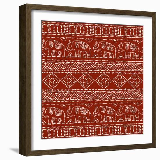 Batik Pattern IM-Daphne Brissonnet-Framed Art Print