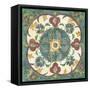 Batik Rosette IV-Chariklia Zarris-Framed Stretched Canvas