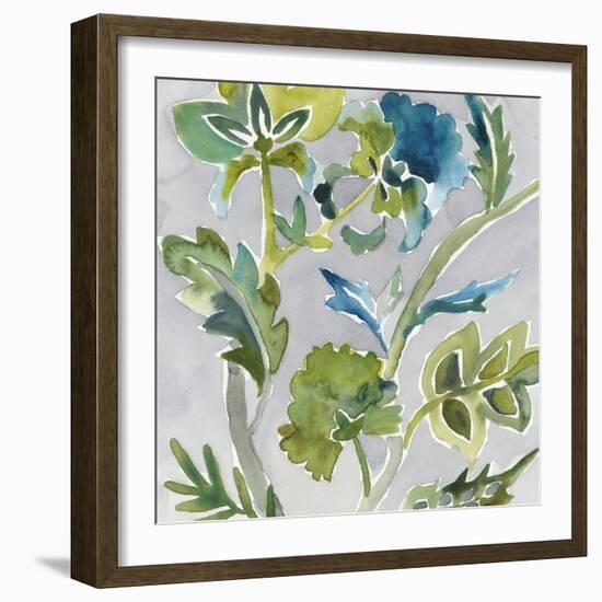 Batik Vines I-Chariklia Zarris-Framed Art Print