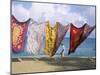 Batiks on Line on the Beach, Turtle Beach, Tobago, West Indies, Caribbean, Central America-Michael Newton-Mounted Photographic Print
