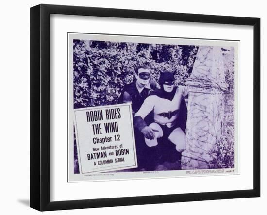 Batman and Robin, 1949-null-Framed Art Print