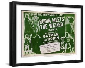 Batman and Robin, 1949-null-Framed Art Print