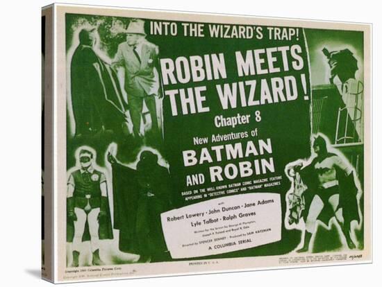 Batman and Robin, 1949-null-Stretched Canvas