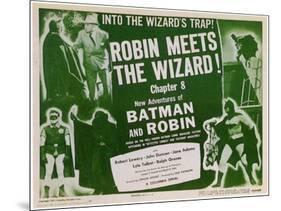 Batman and Robin, 1949-null-Mounted Art Print