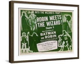 Batman and Robin, 1949-null-Framed Art Print