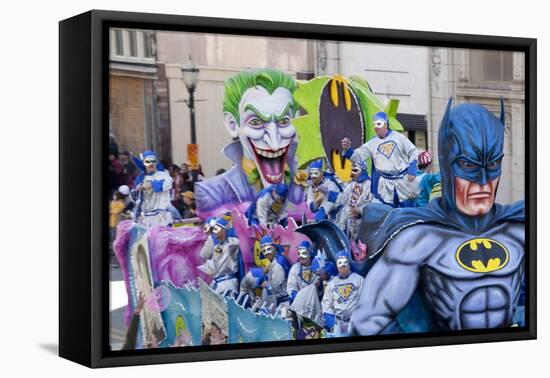 Batman & Joker Mardi Gras Float-Carol Highsmith-Framed Stretched Canvas