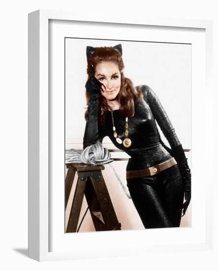 Batman, Julie Newmar, 1966-68.-null-Framed Photo