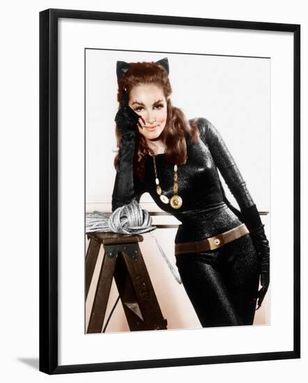 Batman, Julie Newmar, 1966-68.-null-Framed Photo