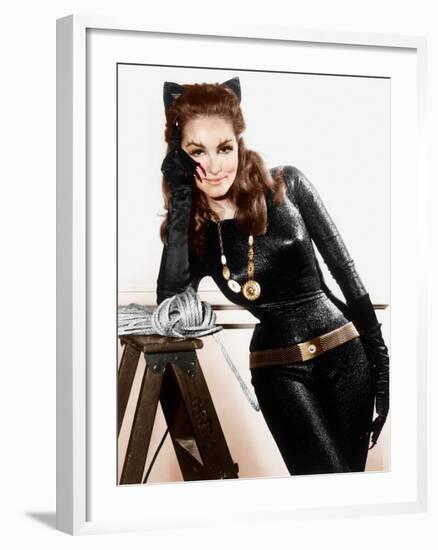 Batman, Julie Newmar, 1966-68.-null-Framed Photo