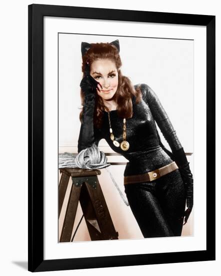 Batman, Julie Newmar, 1966-68.-null-Framed Photo