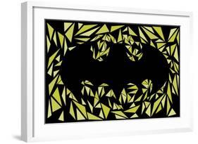 Batman Symbol-Cristian Mielu-Framed Art Print