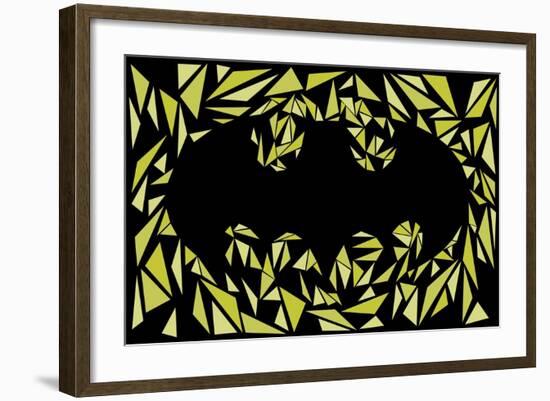 Batman Symbol-Cristian Mielu-Framed Art Print