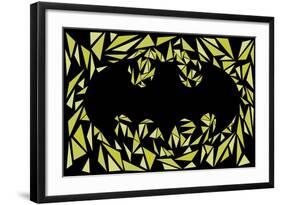 Batman Symbol-Cristian Mielu-Framed Art Print