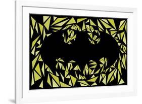 Batman Symbol-Cristian Mielu-Framed Premium Giclee Print
