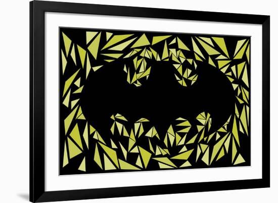 Batman Symbol-Cristian Mielu-Framed Premium Giclee Print