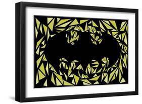 Batman Symbol-Cristian Mielu-Framed Art Print