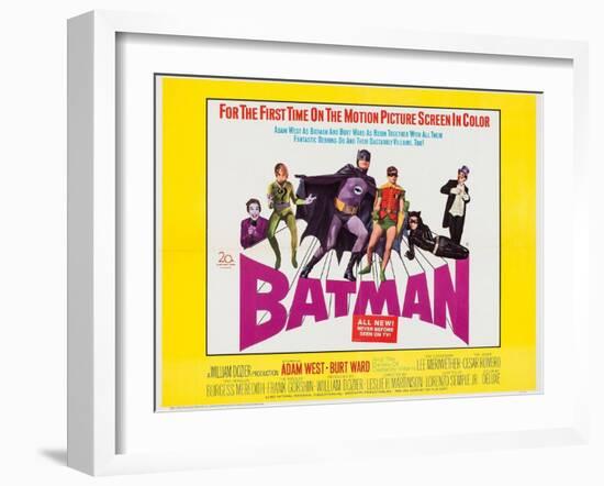 Batman: the Movie, 1966-null-Framed Giclee Print