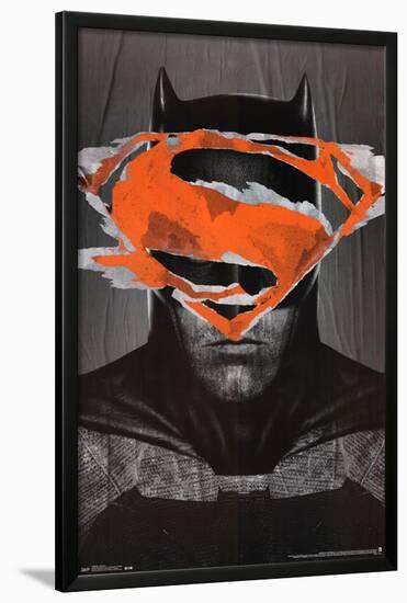 Batman Vs. Superman- Batman Teaser-null-Lamina Framed Poster