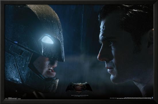 Batman vs. Superman - Stare-null-Lamina Framed Poster