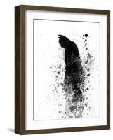 Batman Watercolor III-Jack Hunter-Framed Art Print