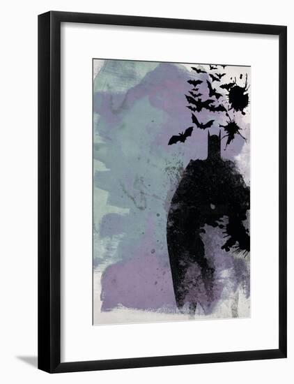 Batman Watercolor-Anna Malkin-Framed Poster