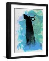 Batman Watercolor-Jack Hunter-Framed Art Print