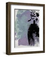 Batman Watercolor-Anna Malkin-Framed Art Print