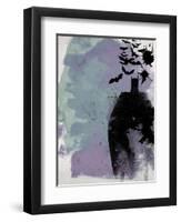 Batman Watercolor-Anna Malkin-Framed Art Print