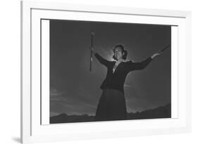 Baton Practice, Florence Kuwata-Ansel Adams-Framed Premium Giclee Print