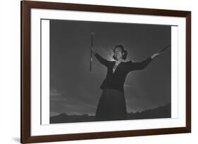 Baton Practice, Florence Kuwata-Ansel Adams-Framed Premium Giclee Print