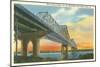 Baton Rouge Bridge over Mississippi, Louisiana-null-Mounted Art Print