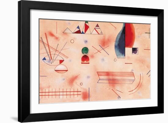 Batonnets d'Appui-Wassily Kandinsky-Framed Art Print