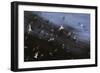 Bats (Several Species) Emerge from a Cave at Dusk. Calakmul Biosphere Reserve, Yucatan, Mexico-Kevin Schafer-Framed Photographic Print