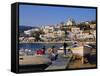 Batsi, Andros, Cyclades Islands, Greece, Europe-Firecrest Pictures-Framed Stretched Canvas