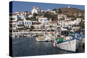 Batsi Harbour, Andros, Cyclades Islands, Greek Islands, Greece, Europe-Rolf Richardson-Stretched Canvas