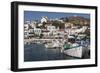 Batsi Harbour, Andros, Cyclades Islands, Greek Islands, Greece, Europe-Rolf Richardson-Framed Photographic Print