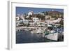 Batsi Harbour, Andros, Cyclades Islands, Greek Islands, Greece, Europe-Rolf Richardson-Framed Photographic Print