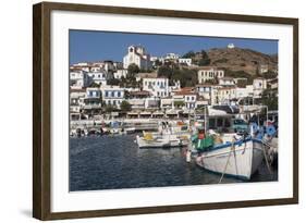 Batsi Harbour, Andros, Cyclades Islands, Greek Islands, Greece, Europe-Rolf Richardson-Framed Photographic Print