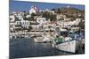 Batsi Harbour, Andros, Cyclades Islands, Greek Islands, Greece, Europe-Rolf Richardson-Mounted Photographic Print